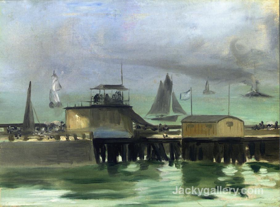 The Jetty at Boulogne by Edouard Manet paintings reproduction